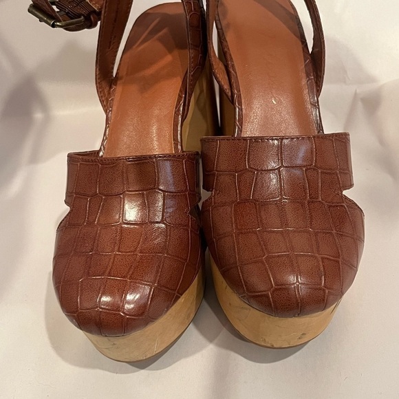 Matisse Rich brown sunset clog block heel was sold by Free People size 7 - Picture 12 of 12